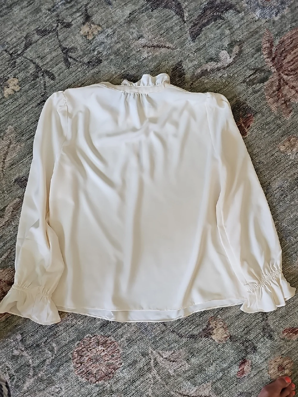 J. Crew - NWT Gathered Ruffle Drapery Top Blouse